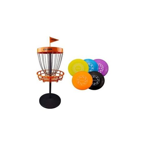 Guru Disc Golf Mini Basket Set Inkl. 5 Scheiben