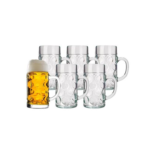 Stölzle Lausitz Bierkrüge Isar 500 ml 6er Set
