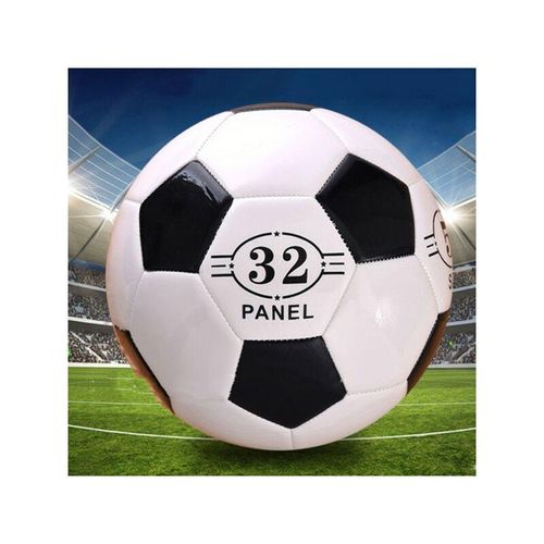 Trade Shop Traesio - leder fussball fussball ball grösse 5 offizielle sport weiss