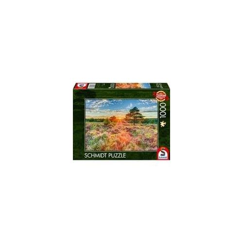 Heide im Sonnenuntergang, Puzzle 1000 Teile