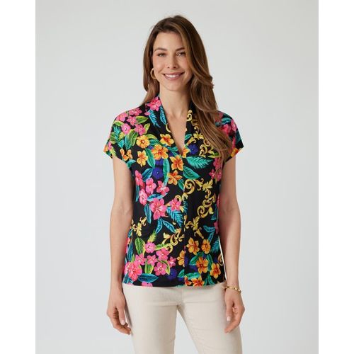 Shirt "tropische Blumen"