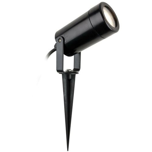 Firstlight Lighting - Firstlight Tulsa Outdoor Wand & Spike Light Schwarz IP44, GU10