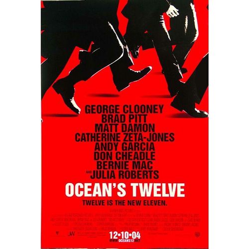 Ocean's Twelve Poster George Clooney, Brad Pitt, Matt Damon, Julia Roberts