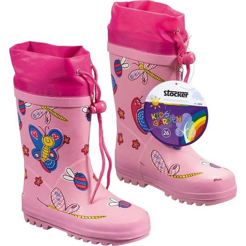 Pink Kids Gartenstiefel Größe 24 - Stocker