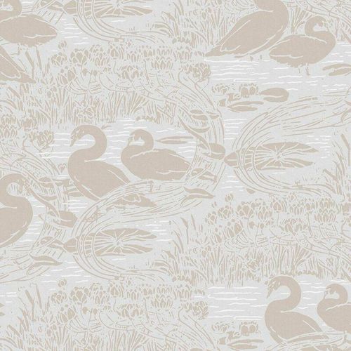 Swans Vliestapete Dove Grey 10mx52cm - Laura Ashley