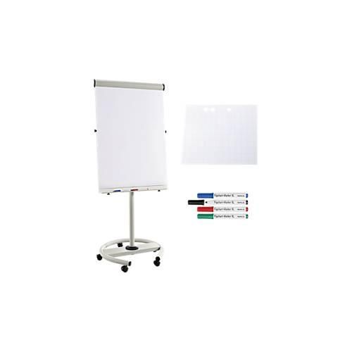 Flipchart Business RD 617, mobil, inkl. 40 Blatt Flipchartpapier und 4 Markern