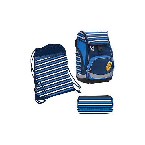 BELMIL® Schulranzen-Set Comfy Pack Lining Kunstfaser blau