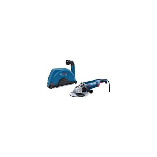 Winkelschleifer GWS 24-230 JZ Professional + GDE 230 FC-S blau, 2.400 Watt, inkl. Staubabsaugung