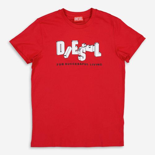 Rotes T-Shirt mit Logo