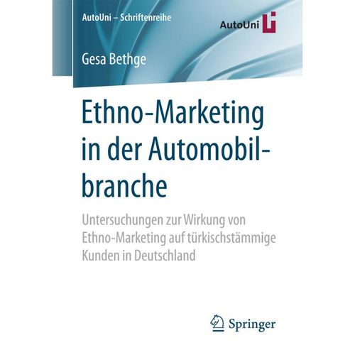 Ethno-Marketing in der Automobilbranche - Gesa Bethge, Kartoniert (TB)