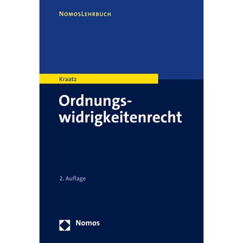 Ordnungswidrigkeitenrecht - Erik Kraatz, Kartoniert (TB)