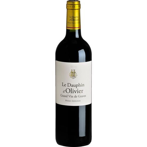 Le Dauphin d`Château Olivier, Pessac-Léognan AOP, Bordeaux, 2014, Rotwein