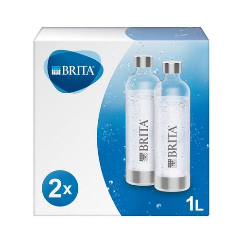 BRITA Wassersprudler Flasche 2er-Pack für Wassersprudler