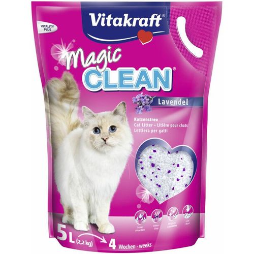 Katzenstreu Magic Clean Lavendel - 5 Liter - Vitakraft