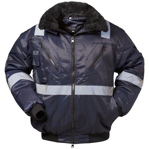 Norway - rognan Pilotjacke mit Reflexstreifen Marine Gr.XXXL