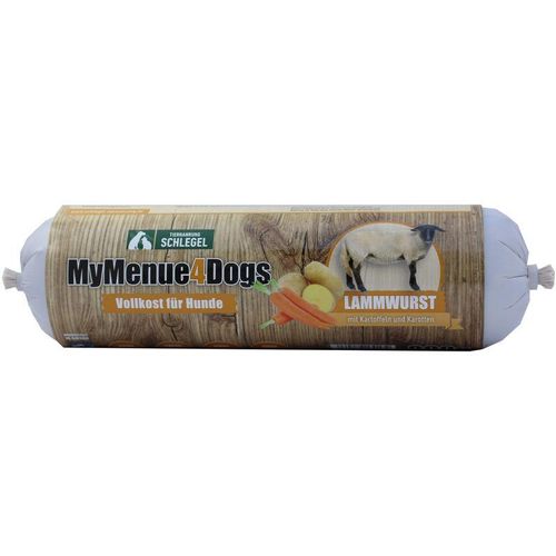 MyMenue4Dogs Hundefutter Lammwurst - 800 g