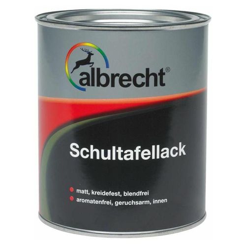 Schultafellack 750 ml matt schwarz Speziallack Tafellack Tafelfarbe - Albrecht