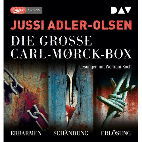 Die große Carl-Mørck-Box 1.Box.1,3 Audio-CD, 3 MP3 - Jussi Adler-Olsen (Hörbuch)