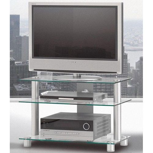 TV-Rack JUST BY SPECTRAL "just-racks TV-8553" Sideboards Gr. B/H/T: 85 cm x 53,2 cm x 40 cm, farblos (klarglas) TV-Racks