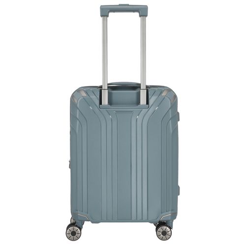 Handgepäck-Trolley TRAVELITE "ELVAA S" Gr. B/H/T: 40 cm x 55 cm x 20 cm 41 l, blau (blaugrau) Koffer Handgepäck-Koffer