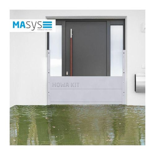 Hochwasser-Kit Standard 1,20 m Breite, Höhe 60 cm Hochwasserschutz - Masys