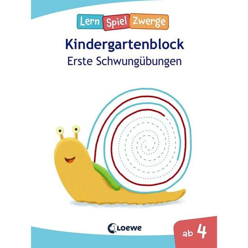 LernSpielZwerge Kindergartenblock - Erste Schwungübungen, Kartoniert (TB)