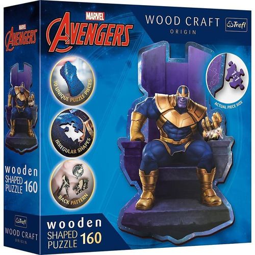 Holz Puzzle 160 Marvel Avengers - Thanos auf dem Thron
