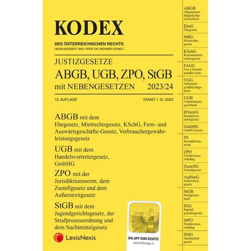 KODEX Justizgesetze 2023/24 - inkl. App, Kartoniert (TB)