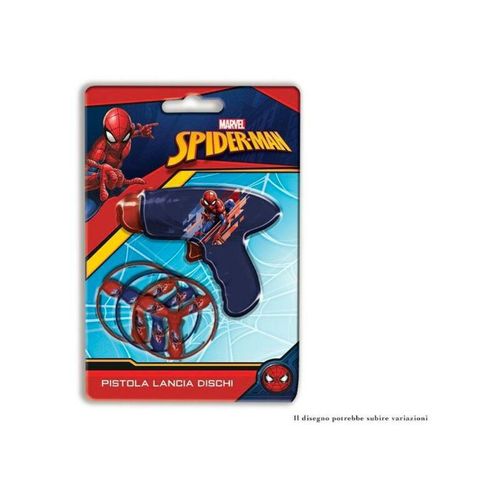 Trade Shop Traesio - disc launch gun propeller launcher spiderman superheroes kinderspielzeug
