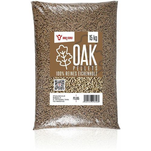 BBQ-Toro 15 kg Oak Pellets aus 100% Eichenholz Eichenpellets