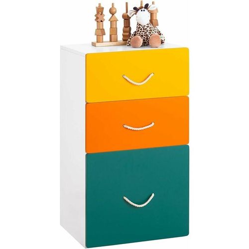 KMB72-W Kinder Spielzeugtruhe Spielzeugkiste mit Deckel Aufbewahrungsbox Kinder Spielzeugbox Spielzeug Aufbewahrung Kinder Schrank bht ca. 45x80x40cm