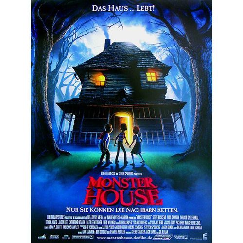 Monster House Poster Deutsches Hauptplakat (Steve Buscemi, Maggie Gyllenhaal, Jon Heder)