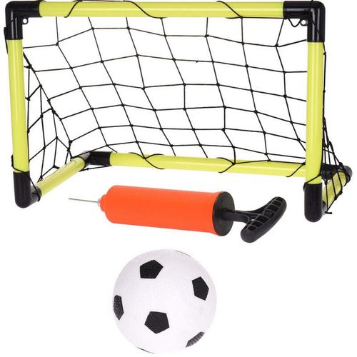 Fußballtor, Mini-Set mit Fußball und Luftpumpe