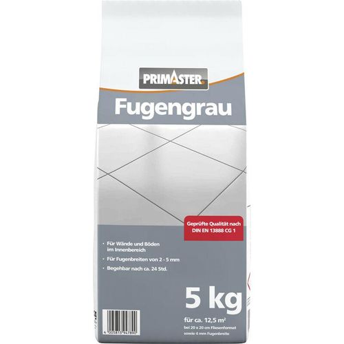 Primaster - Fugengrau 5 kg 2-5 mm