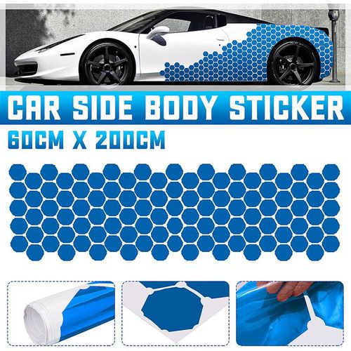 1 x blauer Anti-UV-Autoaufkleber Fantablau