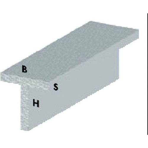 5 x silberprofil h.100 cm t 30x15x1,5 mm