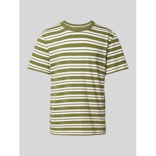 T-Shirt mit Streifenmuster Modell 'AKKIKKI'