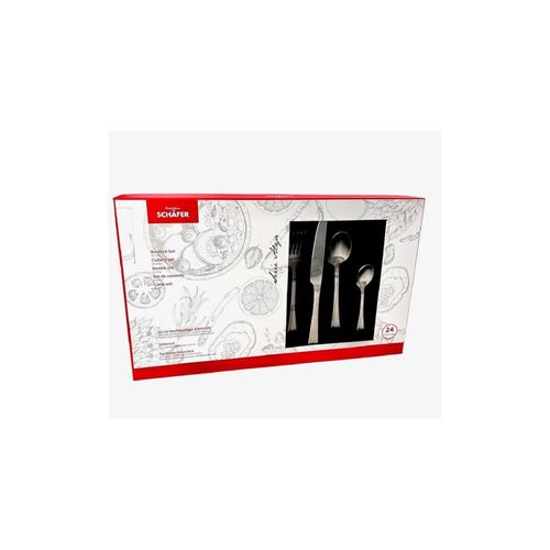Besteckset 24 teilig Serie Alya für 6 Personen