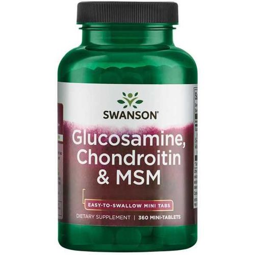 Swanson, Glucosamine, Chondroitin & MSM, 120 Tabletten [179,17 EUR pro kg]