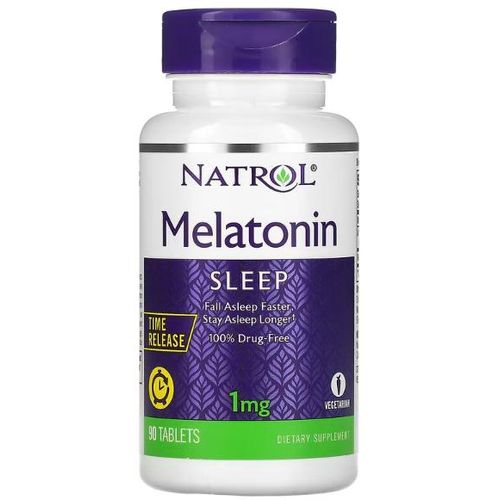 Natrol, sleep, Time Release, 1 mg, 90 Tablets [663,33 EUR pro kg]