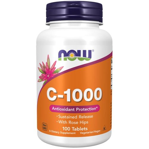 Now Foods, C-1000 zeitverzögert mit Hagebutte, 100 Tabletten [106,86 EUR pro kg]