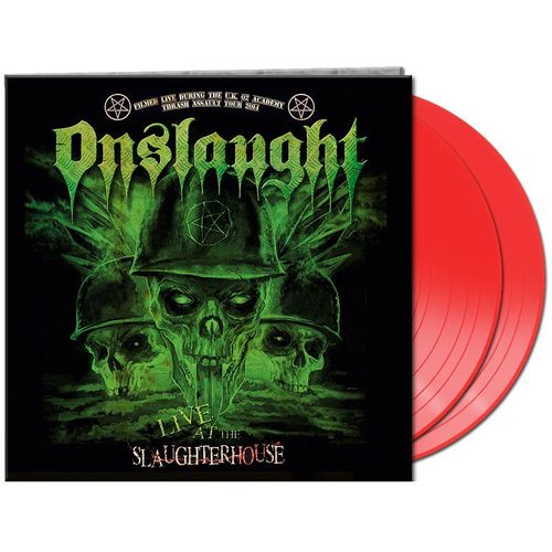 Live At The Slaughterhouse (Gtf. Red 2-Lp) (Vinyl) - Onslaught. (LP)