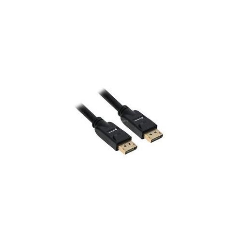 Kabel Displayport 1.3 (Stecker ></noscript> Stecker) 4K schwarz, 1 Meter