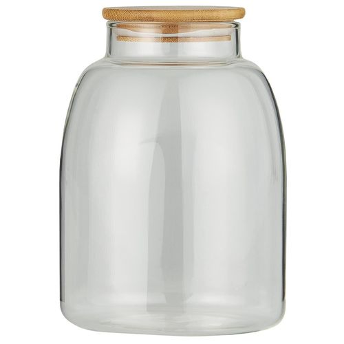 IB Laursen Vorratsglas mit Bambusdeckel, H19 x Ø14 cm, 2100ml