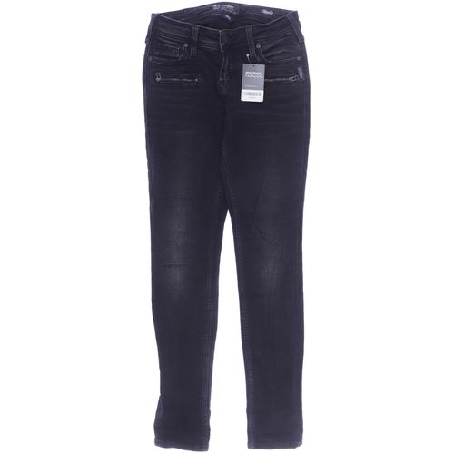 Silver Jeans Damen Jeans, schwarz, Gr. 26