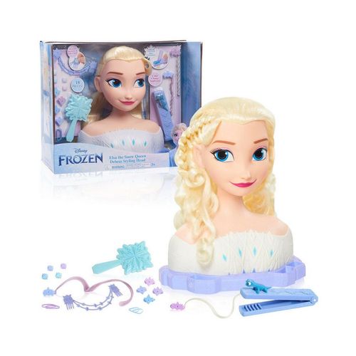 JustPlay Frisierkopf Disney Frozen 2 Elsa the Snow Queen Deluxe Styling Head