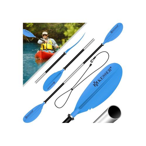 KESSER SUP-Paddel, Paddle Doppelpaddel 4-teilig für Kanu Kayak SUP Stand-Up