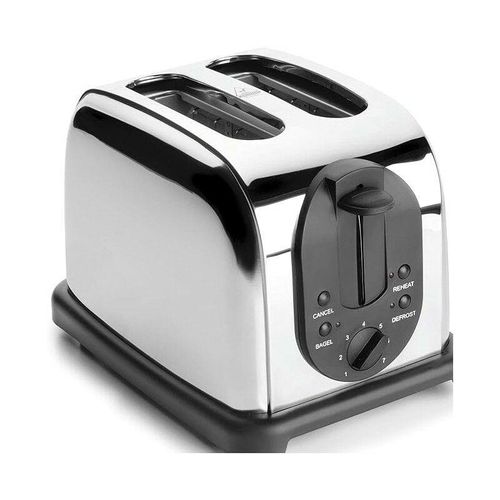 Toaster aus Curve-Edelstahl, 2 Schlitze, Leistung 850-1000 W