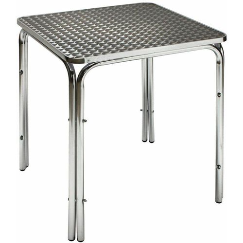 Dema - Alu Gartentisch Bistrotisch Twin 800 80x80x70 cm Tisch Alutisch Eiscafe Bistro