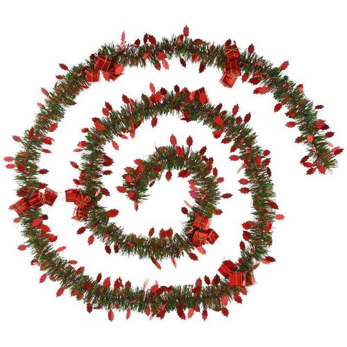 Fééric Lights And Christmas - Rote grüne Girlande L270 - Weihnachtsgeschenke - Weihnachtsgeschenke